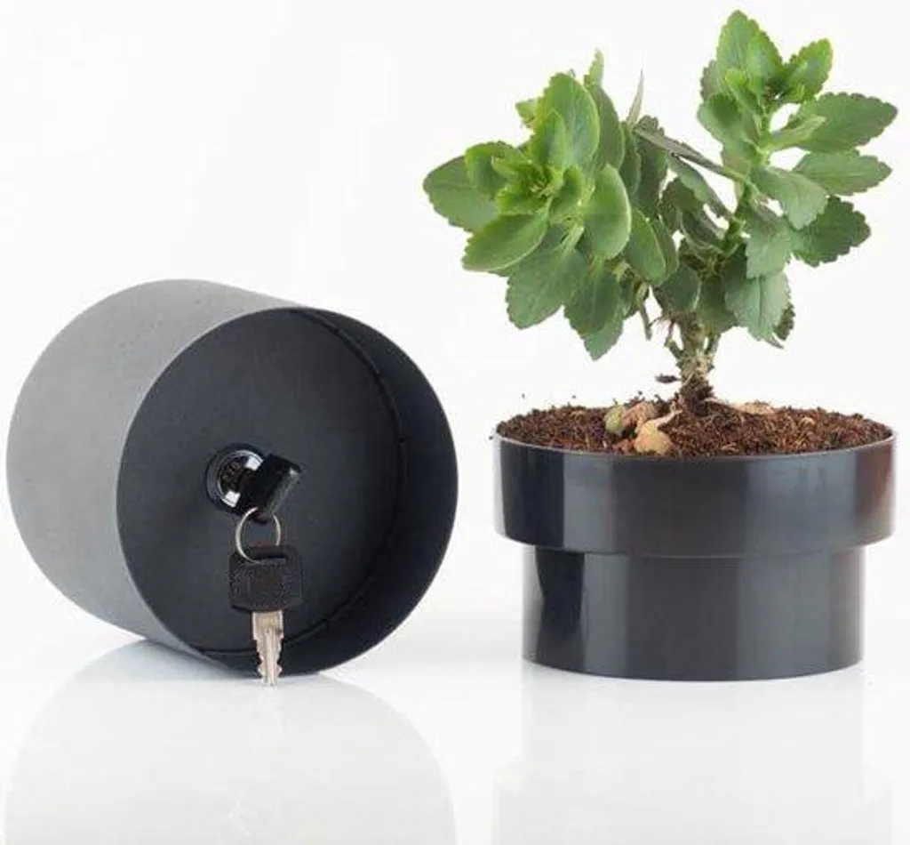 Pot de fleurs plastique camouflage : fini les pots cassés et ternes