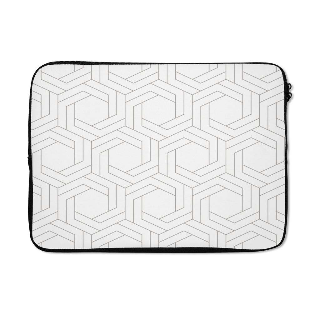 MuchoWow Laptop Hülle 13 Zoll Design - Geometrie - Muster - Abstrakt Laptoptasche - Laptophülle - Sleeve - Rundumschutz