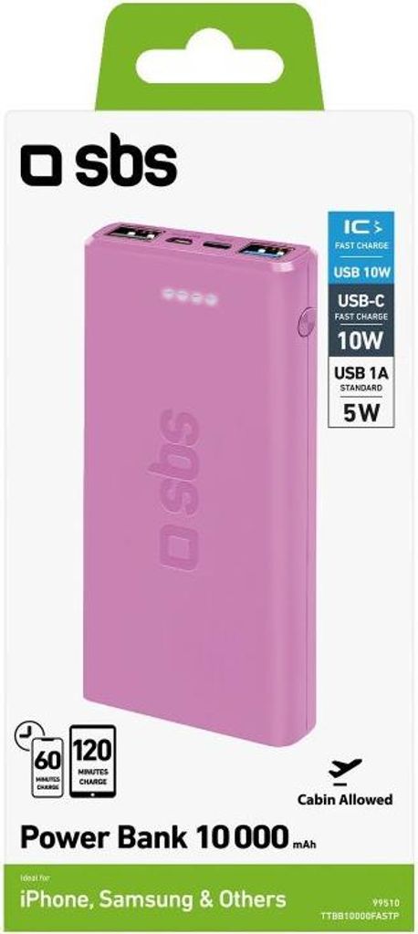 SBS TTBB10000FASTP Powerbank Lithium Polymer (LiPo) 10000 Image du produit 