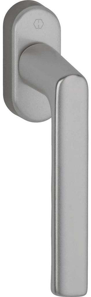 HOPPE Fenstergriff Hamburg Aluminium Edelstahl-Effekt Produktbild 