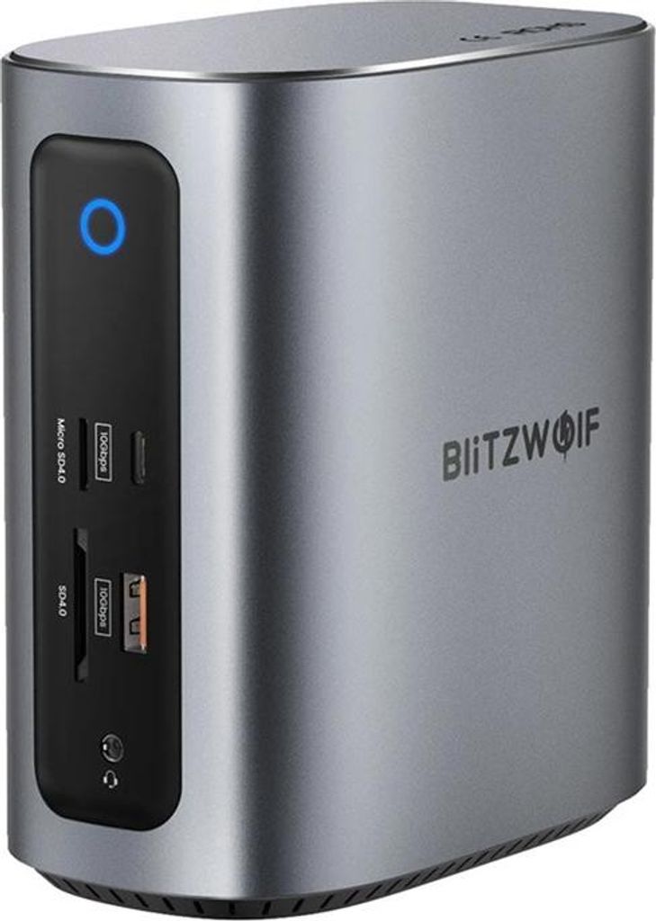 BlitzWolf Blitzwolf BW-TH15 17in1 Docking Station 2xHD+DP+4xC+3xUSB 3.0+USB 3.1+C 3.2+C PD+RJ45+micro SD+SD+3.5mm Audio