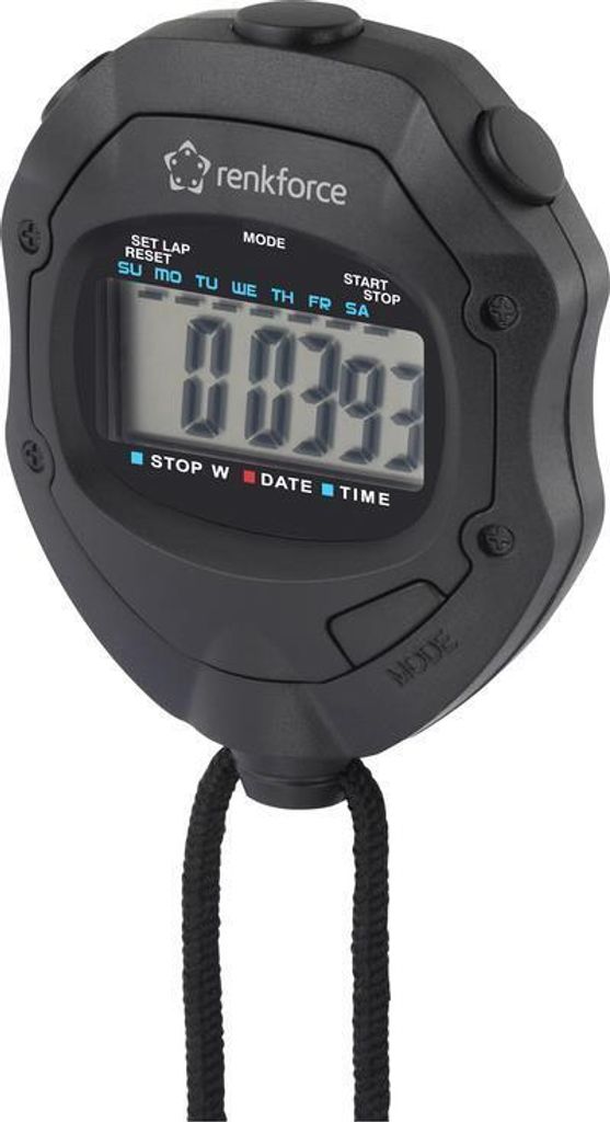 Renkforce RF-SW-110 Stoppuhr digitale Nero (RF-4612982) Immagine del prodotto 
