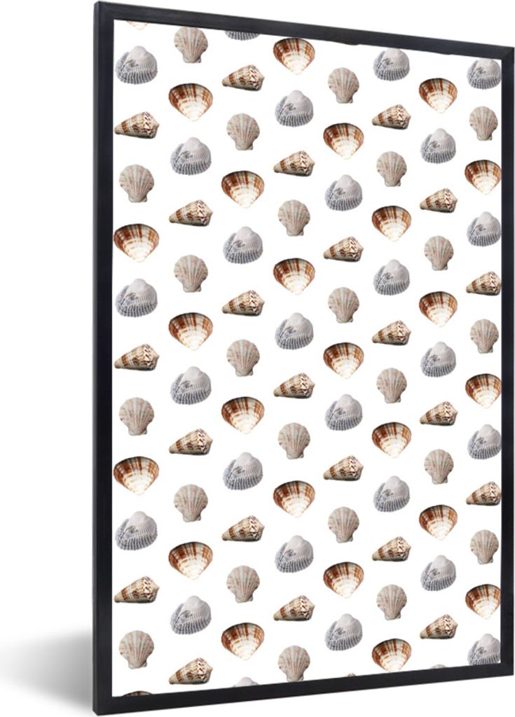 MuchoWow MuchoWow Gerahmtes Poster Schale - Farbe - Muster 20x30 cm - Poster mit zchwarzem Bilderrahmen - Drucken - Bilder Poster im Rahmen