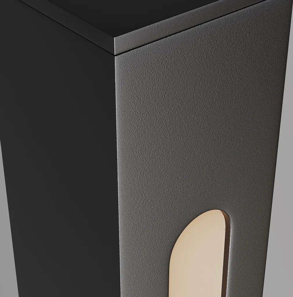 Borne Extérieure LED Étanche Graphite Maytoni Field 12W - Finition Durable - 7
