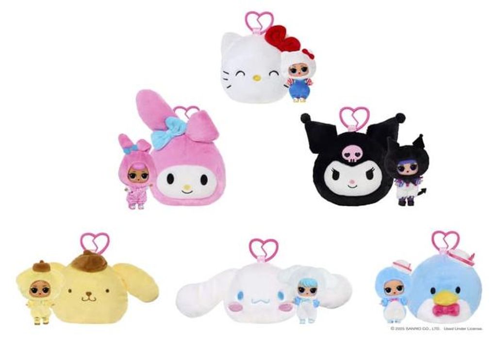 L.O.L. Surprise! Loves Hello Kitty Reversible Plush Obrázok produktu 