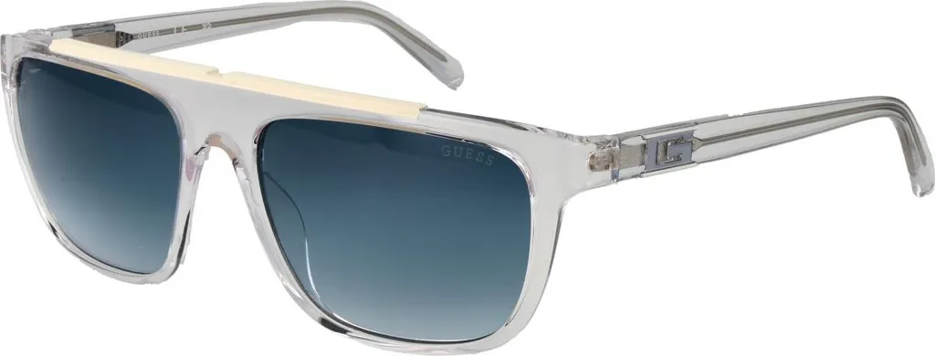 Lunettes de soleil pour homme Guess : Monture carrée cristal GU00122