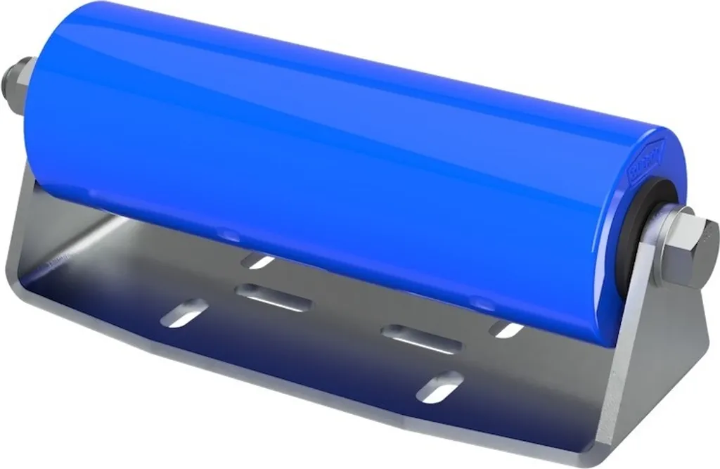 Rullo Rimorchio Barca Blu SUPROD 250mm - Poliuretano Anti-Segno