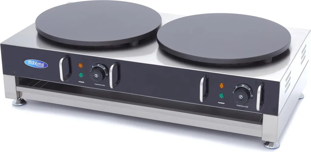 Crêpière Électrique Double 40cm pour Grands Débits et Événementiel
