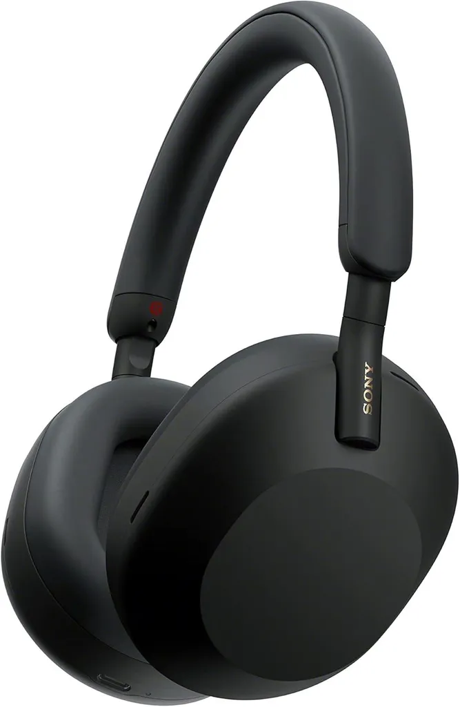 Casque SONY WH-1000XM5SA noir avec technologie de réduction de bruit Double