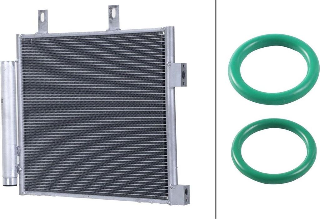 Kondensator Klima mit Trockner Kühlrohre parallel HELLA für u.a. TOYOTA AYGO