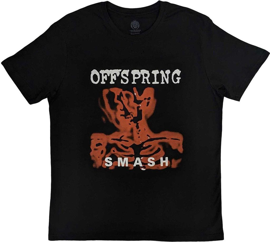The Offspring - "Smash" T-Shirt für Herren/Damen Uni RO9238 (L) (Schwarz)