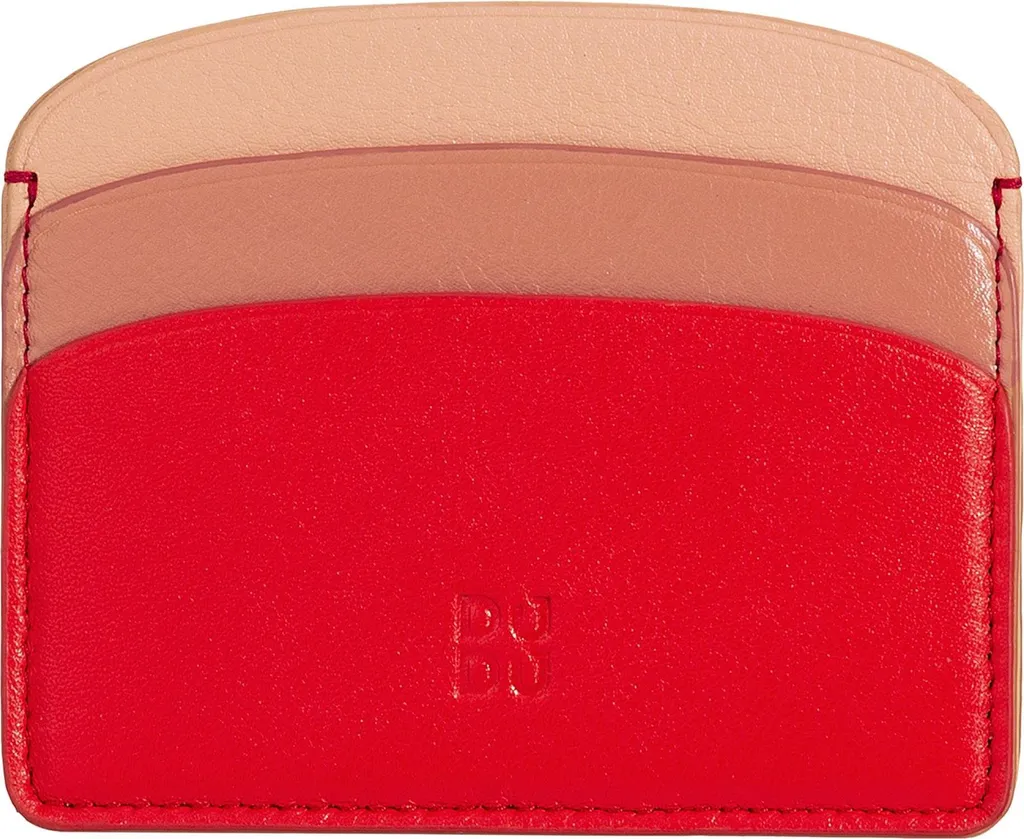 Porte-cartes DuDu Boracay en cuir véritable 10 cm - Design Italien Chic