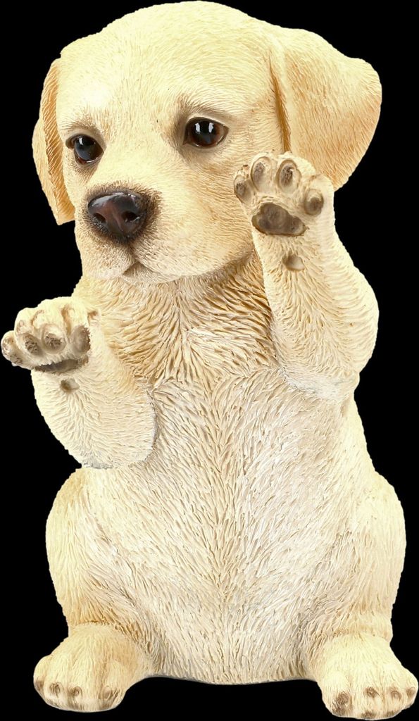 Hunde Figur - Labrador Welpe macht Männchen