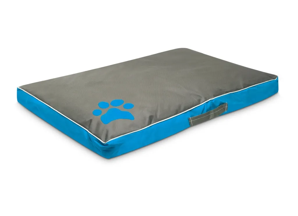 Lit pour Chien Déhoussable Bleu M - Confort Orthopédique pour Animal