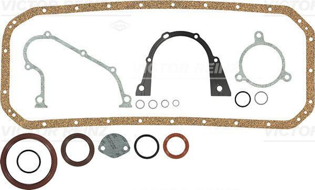 VICTOR REINZ 08-24600-03 Dichtungssatz, Motorblock OE 11111730875 kompatibel mit C-Klasse, CLK, Golf IV, Hiace, Xsara, Kangoo, Corolla, Multipla, XG