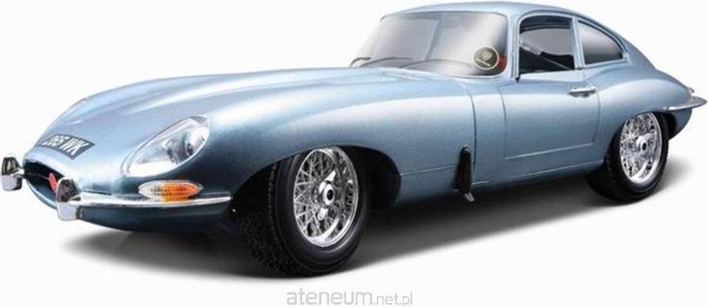 Jaguar E Coupe 1961 Bleu argenté 1:18 BBURAGO Image du produit 