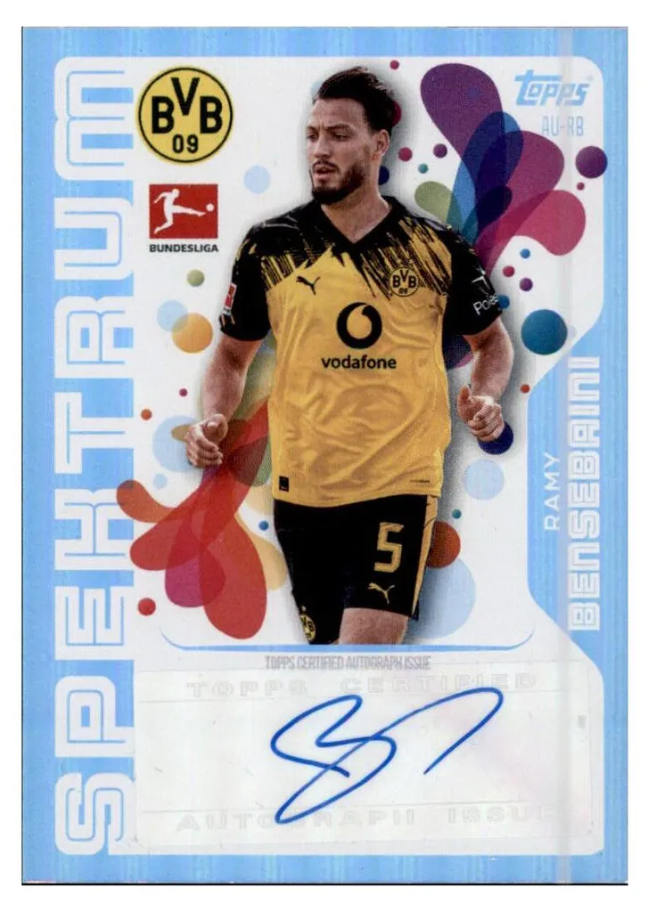 Objet de collection Ramy Bensebaini pour fan de football 2025/2026