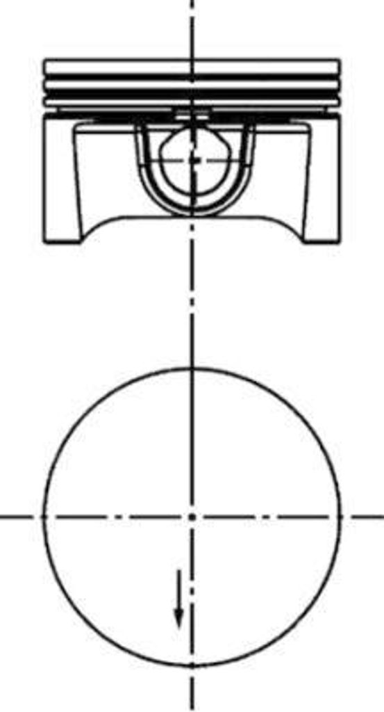 KOLBENSCHMIDT 40388620 Kolben OE 24427519 kompatibel mit Vectra, C3, Zafira, Meriva, Astra H, Astra G