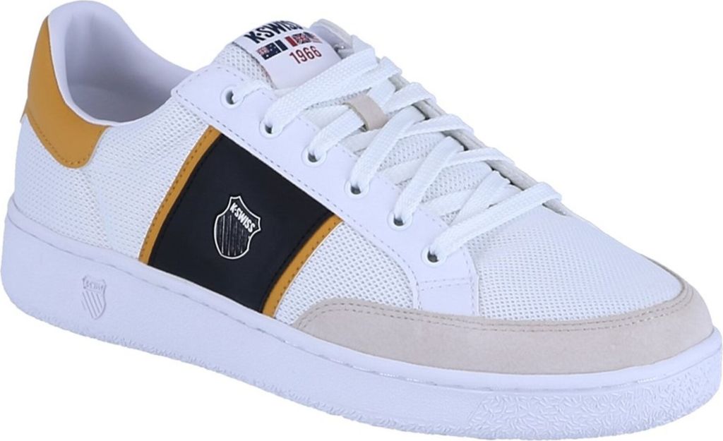 K-Swiss Slammtennis CC TXT White/Honey gold/Black Größe EU 44,5