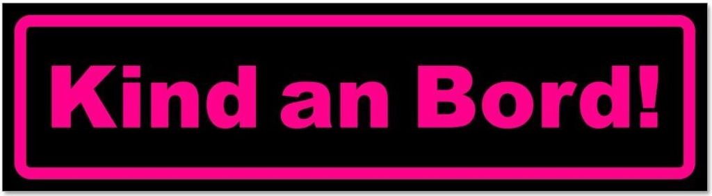 Kind an Bord - Hinweis Aufkleber Sticker für Auto, Kfz, Fahrrad, PKW, LKWPink - Schwarz - 60 x 16 cmKind an Bord - Hinweis Aufkleber Sticker für ...