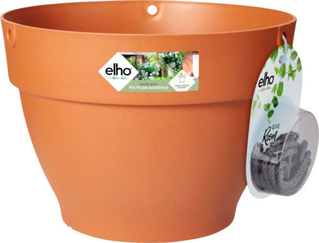 Blumenampel Elho Vibia Campana Kunststoff Ø 26 cm H 18,4 cm Produktbild 