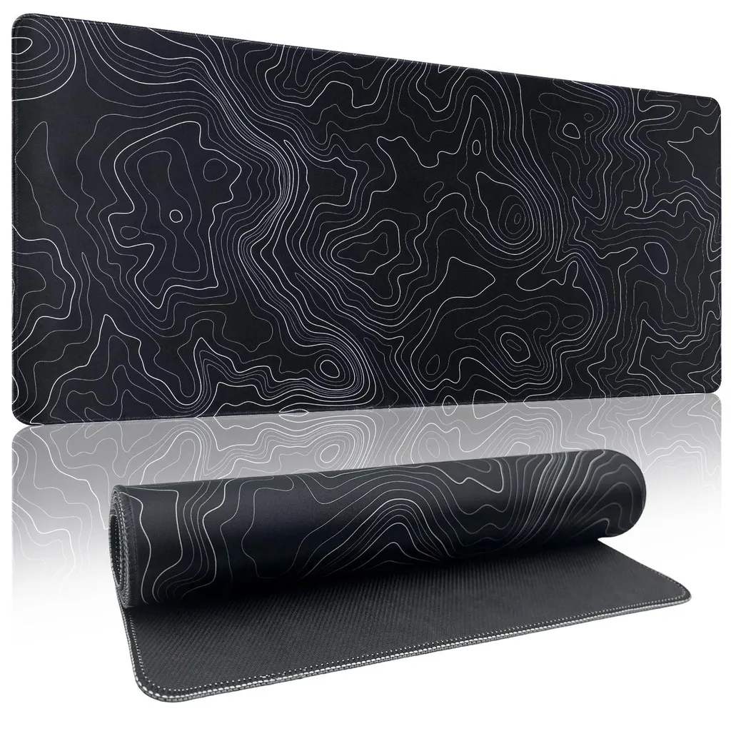 Tapis de souris XXL idéal pour télétravail et jeux vidéo immersifs