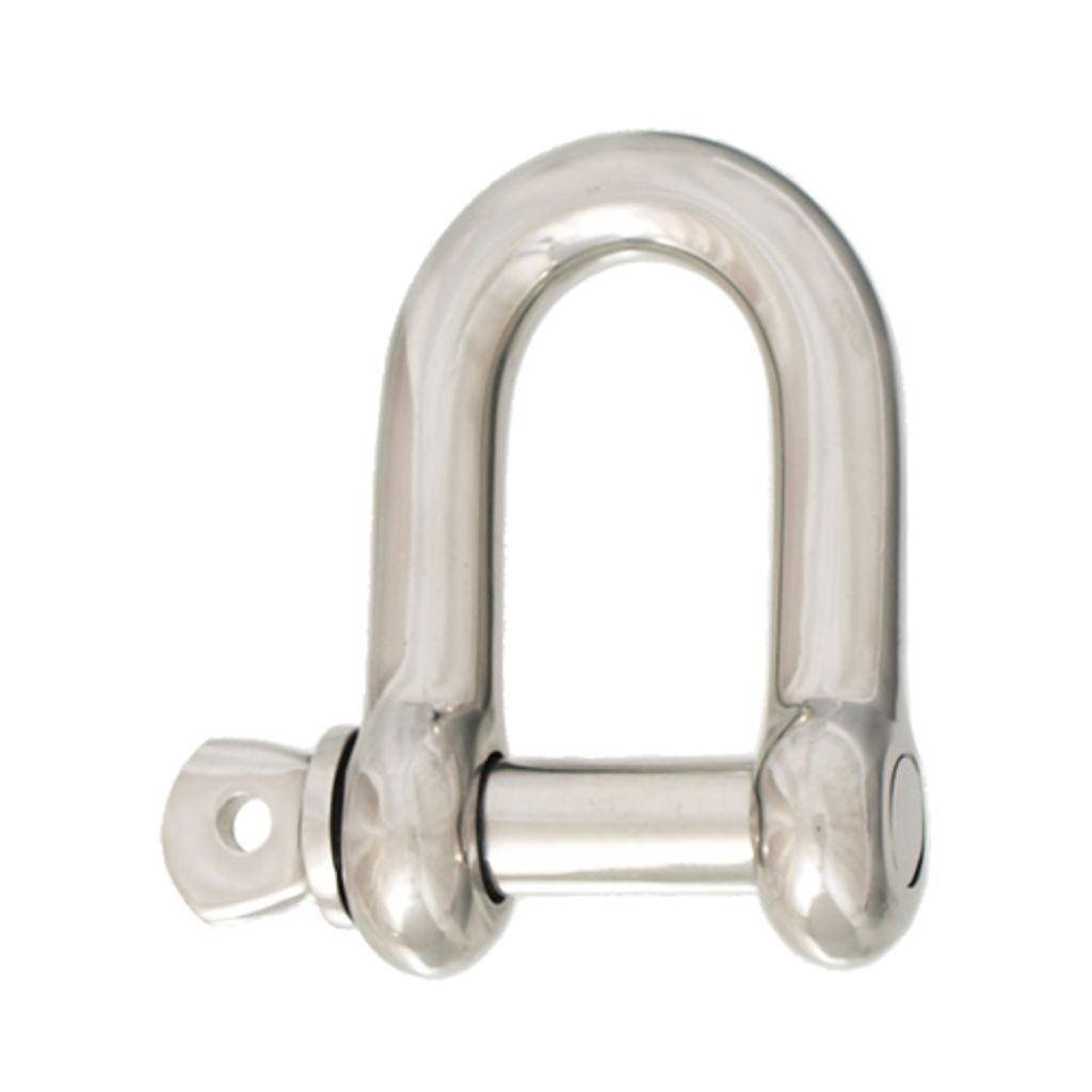 Rundschäkel, kurze Form, 13mm, Edelstahl A4