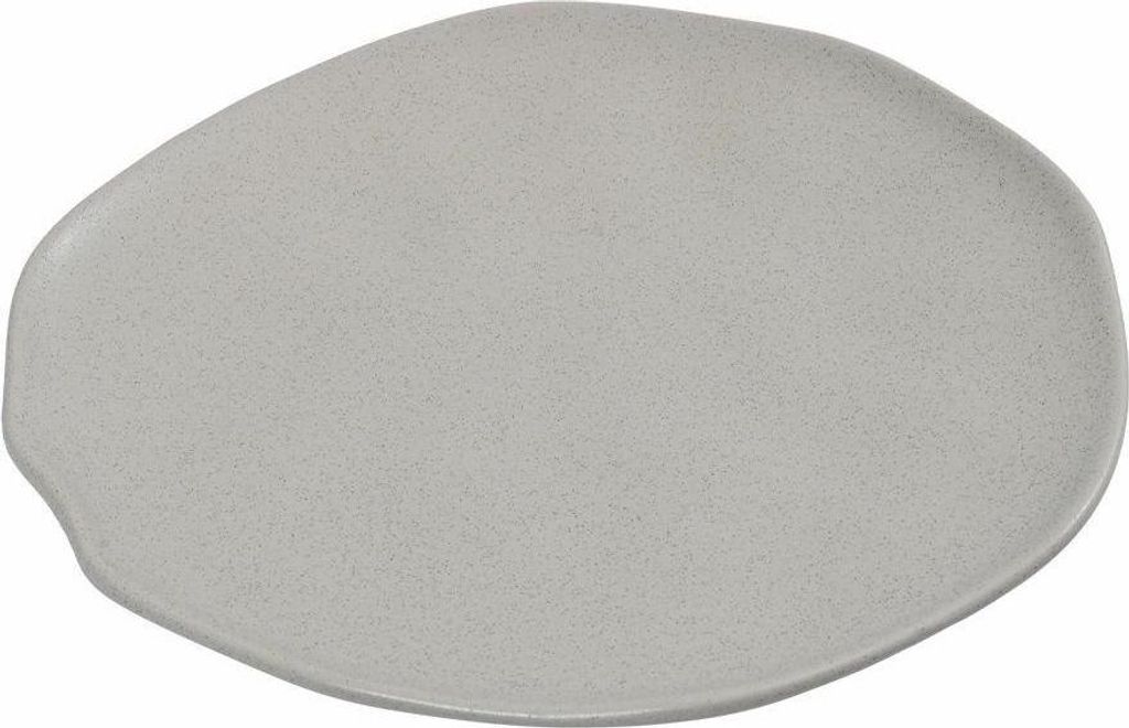 ESTIA | Speiseteller - Essteller - aus Steingut - 27 cm rund - beige - Teller - Flachteller - Kuchenteller