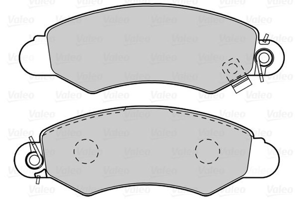 1 VALEO Bremsbeläge Bremsklötze VORNE 302095