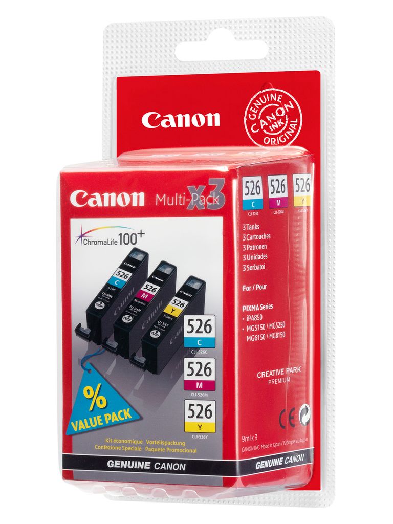 Canon CLI-526 Druckerpatrone farbig Produktbild 