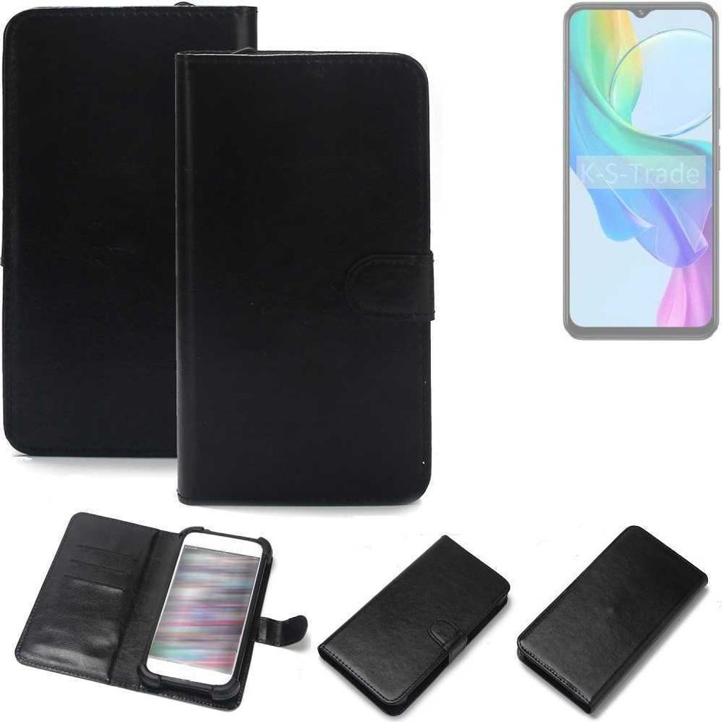 K-S-Trade Handyhülle Schutzhülle kompatibel mit Vivo Y03 Handy Schutz Hülle Handyhülle Bumper schwarz 1x