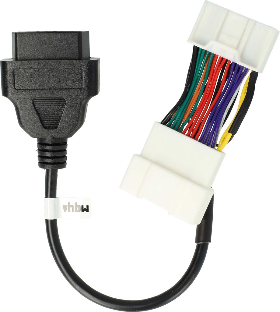 vhbw OBD Adapter 26Pin Stecker auf OBD2 16Pin kompatibel Produktbild 
