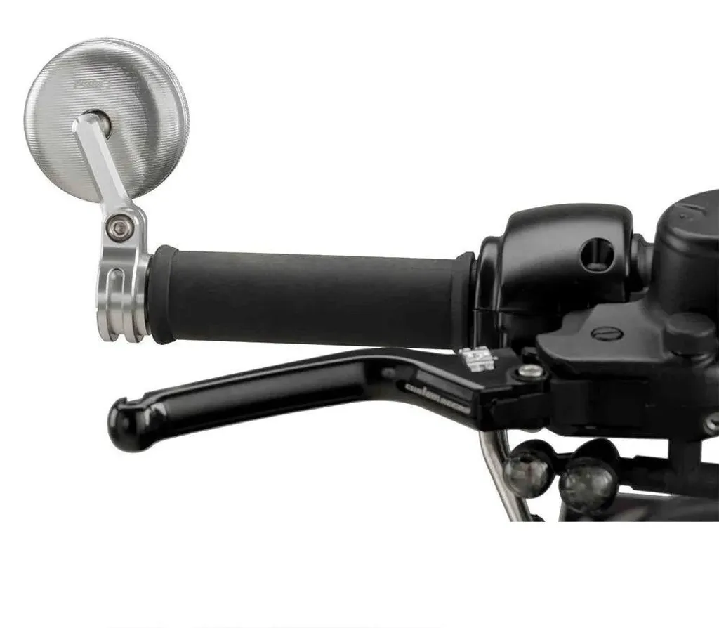 Rétroviseur PUIG Tracker Aluminium Usiné pour Moto YAMAHA XJR1300 Noir
