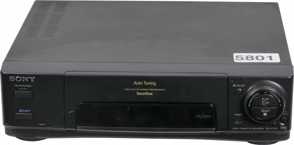 Magnétoscope Sony SLV-E260 technologie TrilLogic et mode Long Play