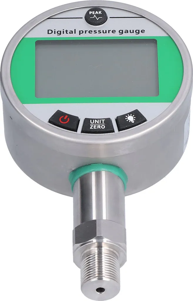Manomètre hydraulique digital anti-corrosion inox pour mesure précise 1.6MPa