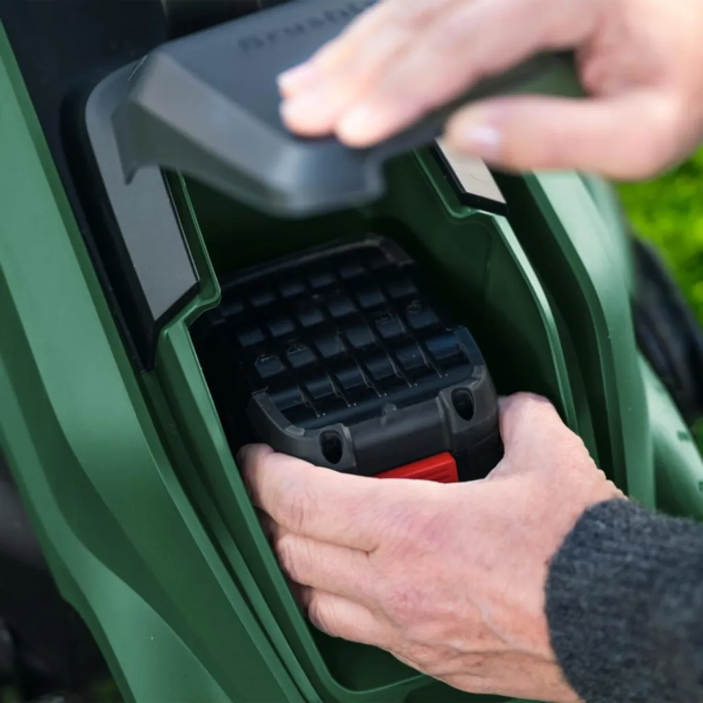 Tondeuse à gazon sans fil ROTAK18V-32 Bosch - Pack avec batterie 18V