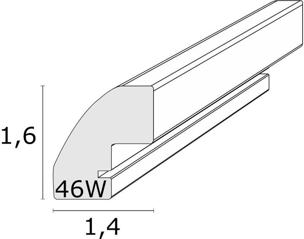 Deknudt Notiztafel Kork weiße Kante 30x40 Zentimeter