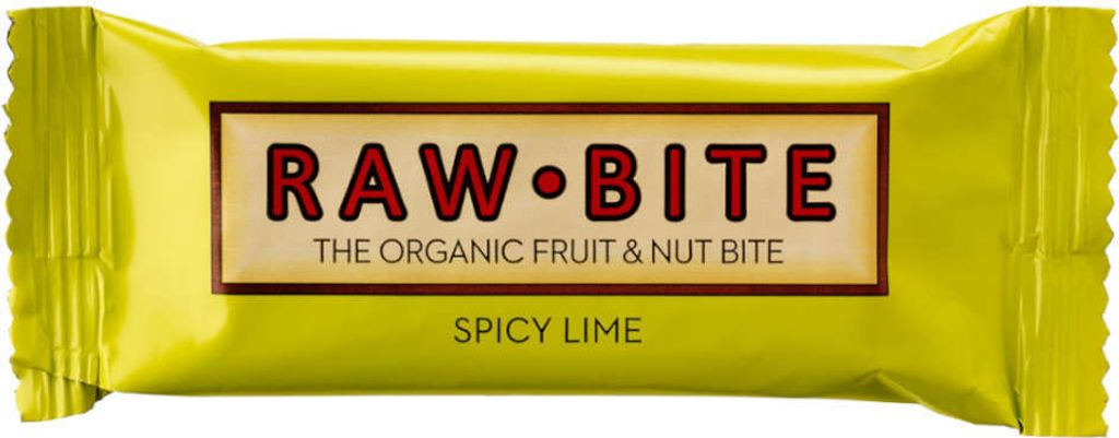 Raw Bite - Barre de céréales cruesSpicy Lime - 50g Image du produit 
