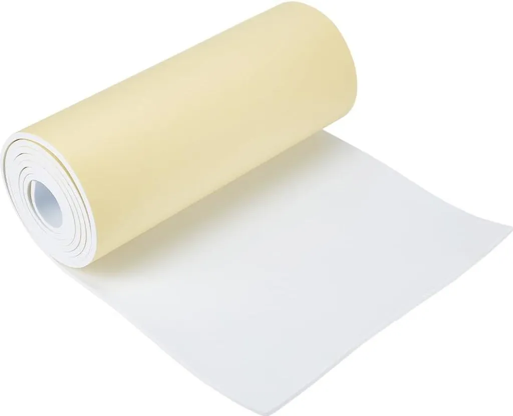 Mousse EVA 5mm haute densité autocollante blanche 2m pour cosplay
