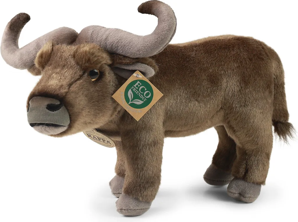 Doudou buffle ECO-FRIENDLY RAPPA 28 cm - Finition premium et écologique