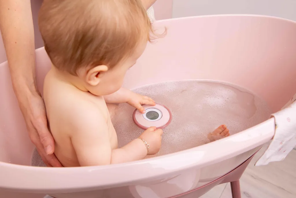Termometro da bagno digitale Blossom pink / Luma - 4
