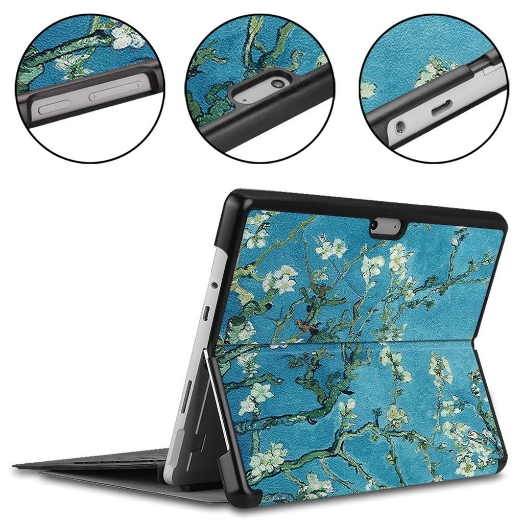 Lobwerk Hülle Für Microsoft Surface Pro 9 (13 Zoll) – Mit Standfunktion & Auto Sleep/Wake, Grün