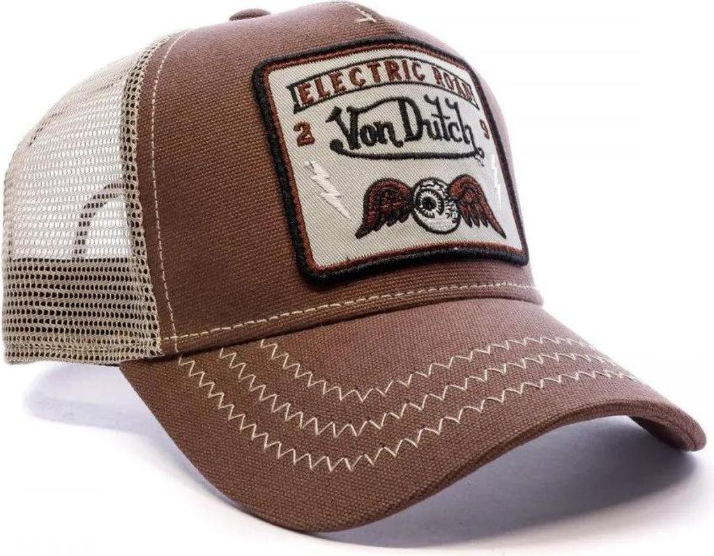 Von Dutch Originals Trucker Mesh Cap - ELECTRIC ROAD maroon Produktbild 