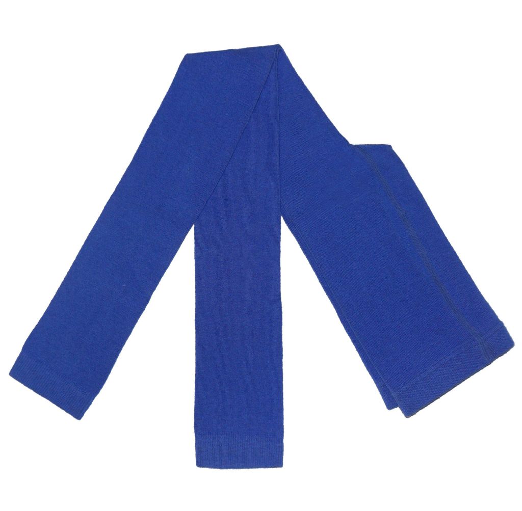 Kinder Leggings aus Baumwolle Einfarbig Kornblau Größe 152-164