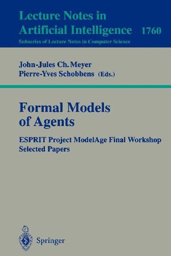 Formal Models of Agents