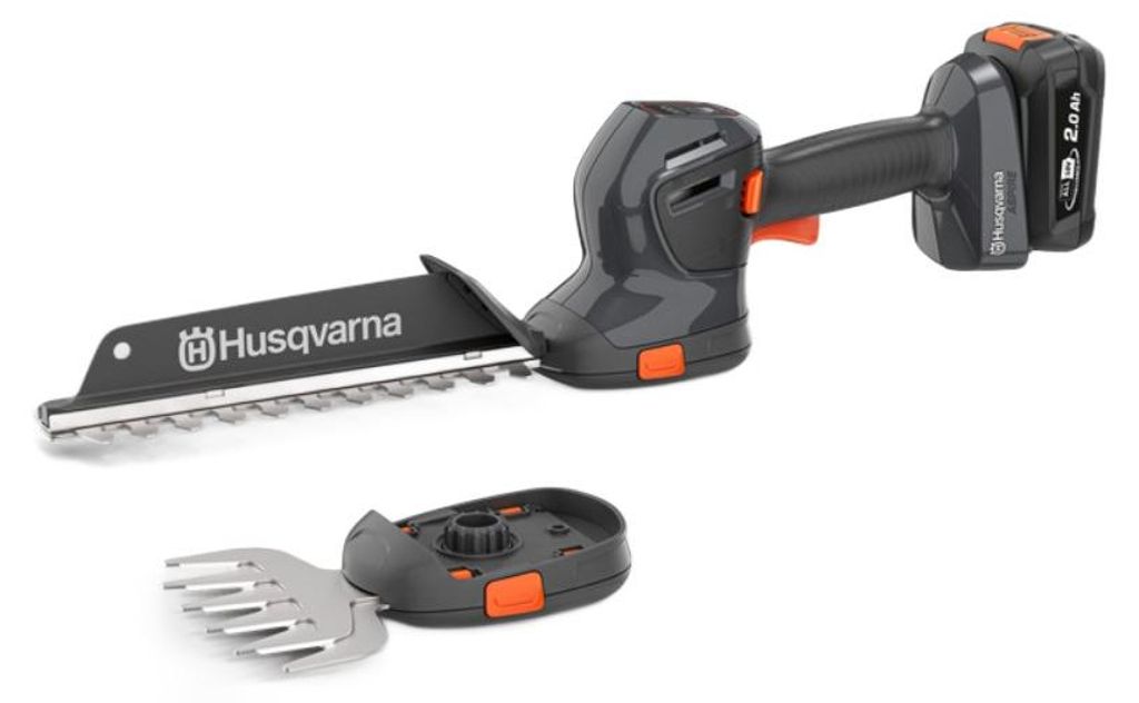 Husqvarna Aspire S20-P4A Akku-Strauchschere, Set mit 2-Ah-Akku und Ladegerät