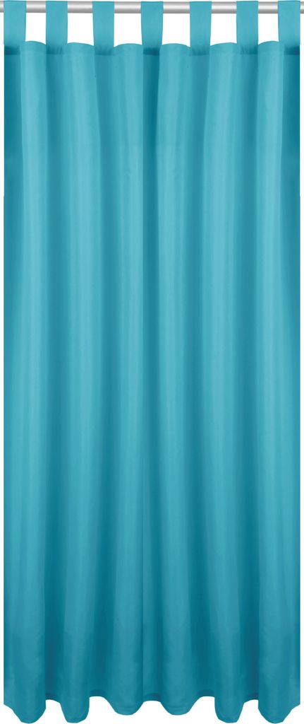 Blickdichte Gardine mit Schlaufen, Maße: 140x245 cm, Farbe: Produktbild 