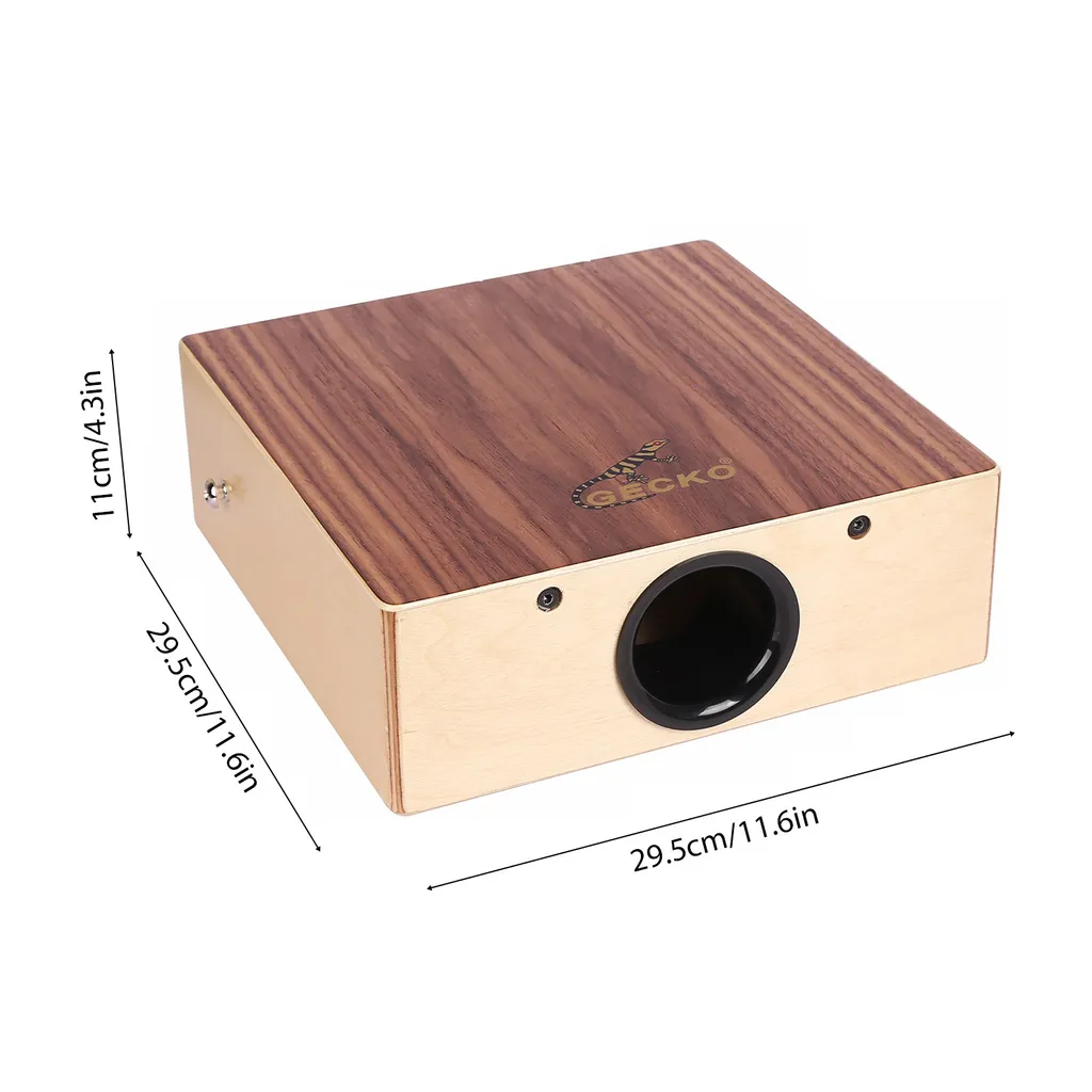Tambour à Main Professionnel - Percussion Cajon avec Timbre Réglable - 3