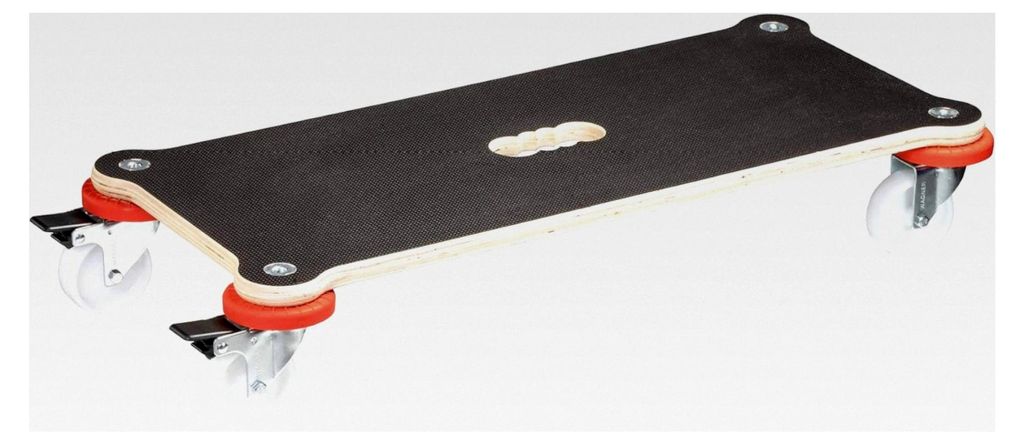 Transportroller aus Schichtholz mit Grip 71 x 31 x 12,5 cm, Tragkraft 200 kg für Möbelumzüge mit Schutzprotektoren, -, hergestellt in Deutschland