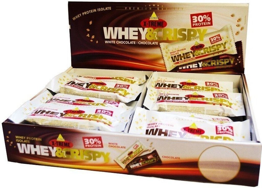 Inkospor Whey Crispy - 25 Riegel Chocolate Produktbild 